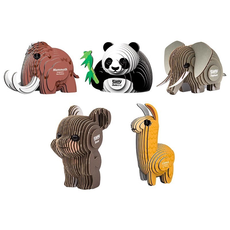 Teamgreen Green Group eugy Paper 3D สามมิติปริศนาเด็ก Building Block ของเล่นเพื่อการศึกษา