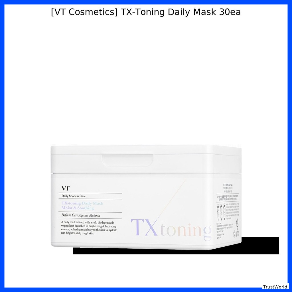 [VT Cosmetics] TX-Toning Daily Mask 30ea / Revitalizing Bright โดย TrustWorld