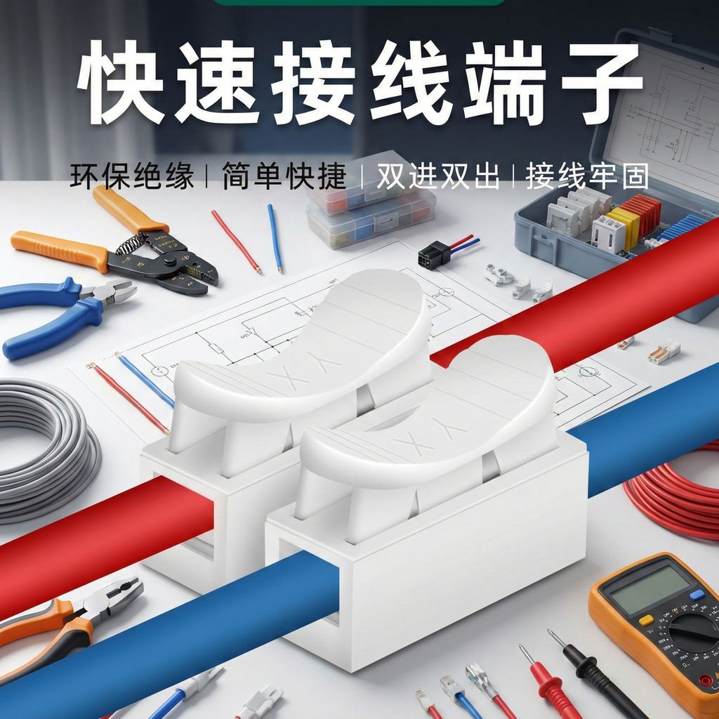 Quick Butt Handy Tool Quick Connector Terminal Connector Post Downlight Quick Connector Push Type Co