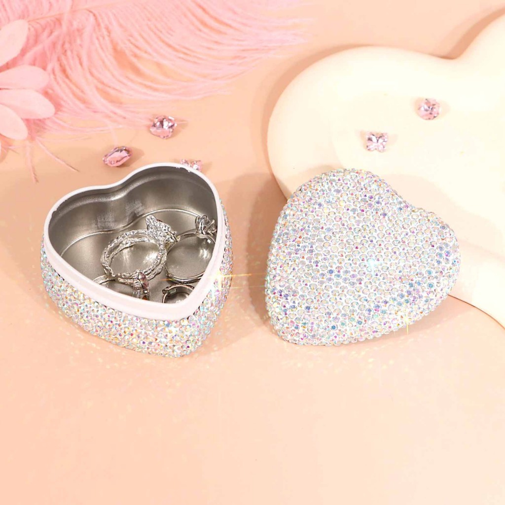 Travel Jewlery Organizer กล่องสแตนเลสทนทานวัสดุ Jewlery กล่องเหมาะสําหรับของขวัญเพื่อนครอบครัว