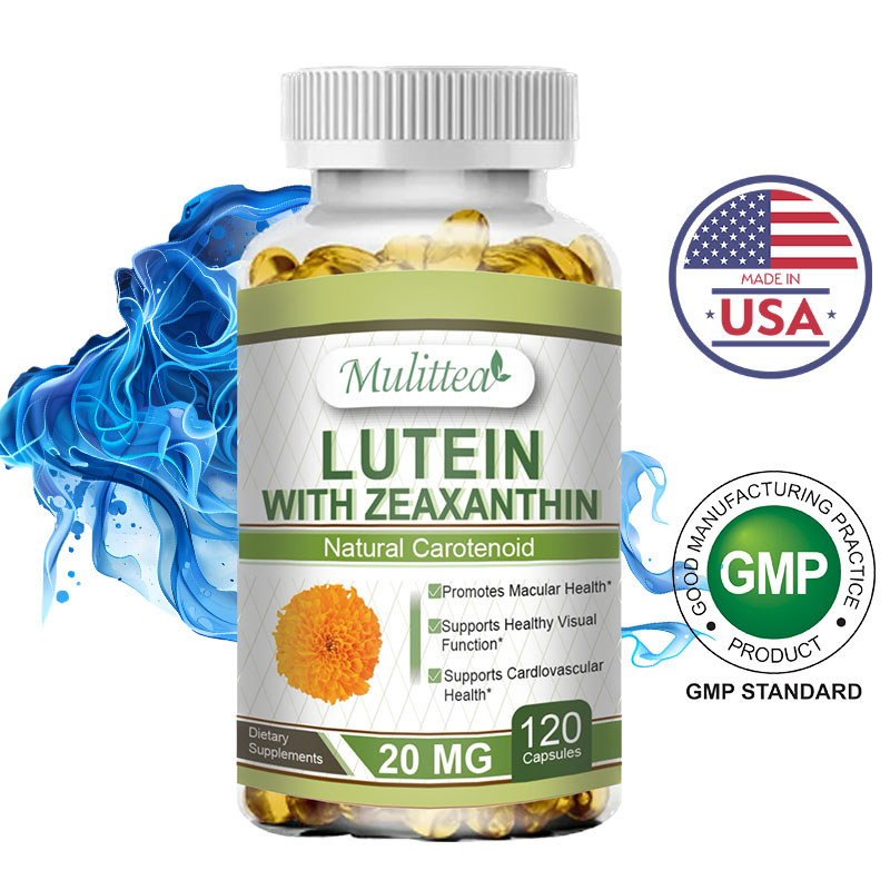 MULITTEA Lutein Supplement | ช่วยบำรุงดวงตาและกรองแสงสีฟ้า | 120 Capsules