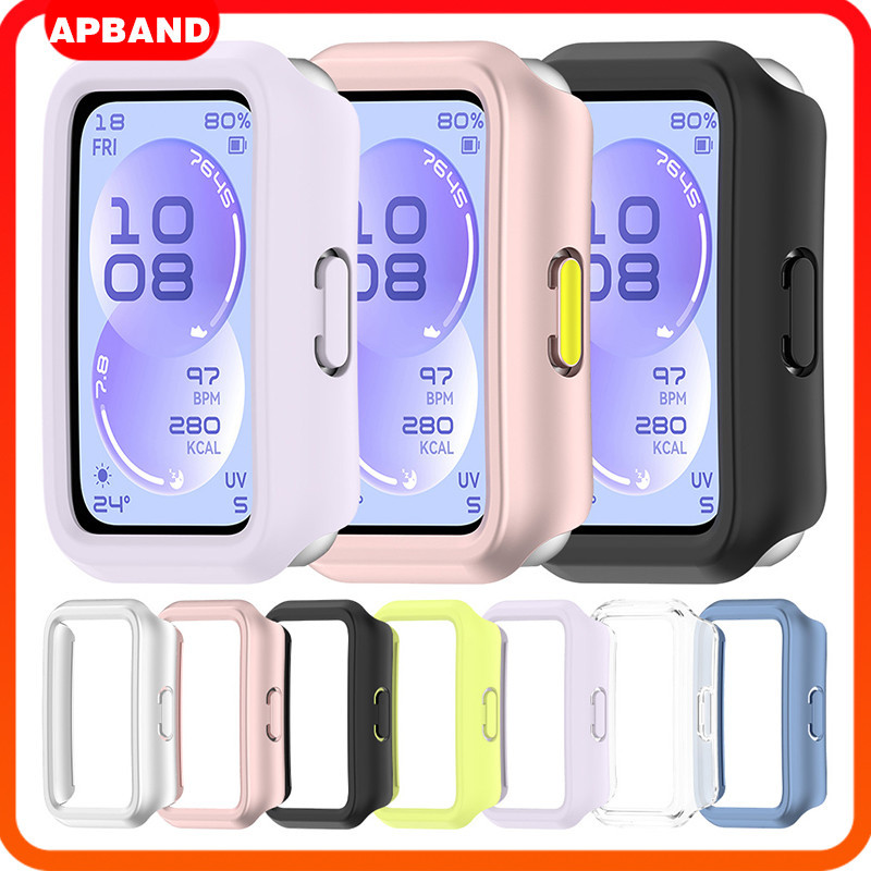 กรณีคอมพิวเตอร์แข็ง for Smartwatch Huawei Band 11 11 Pro /10 9 8 NFC อุปกรณ์ป้องกันหน้าจอรูฝาครอบกันชนอุปกรณ์เสริม