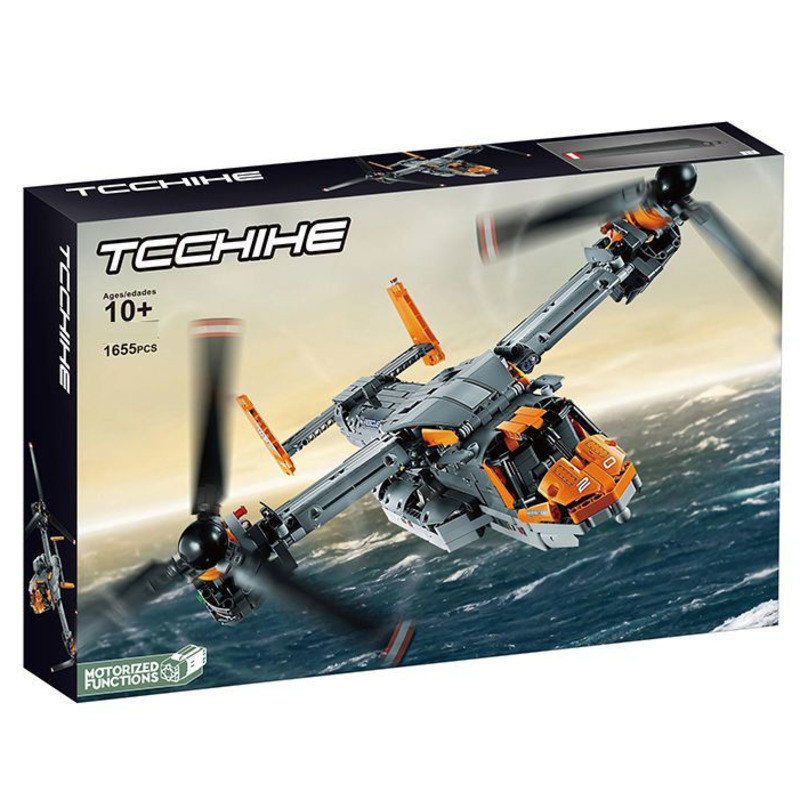 YOYO Hobby YH2X ใช้งานร่วมกับ 42113 Bell Boeing V-22 Osprey Building blocks EF8
