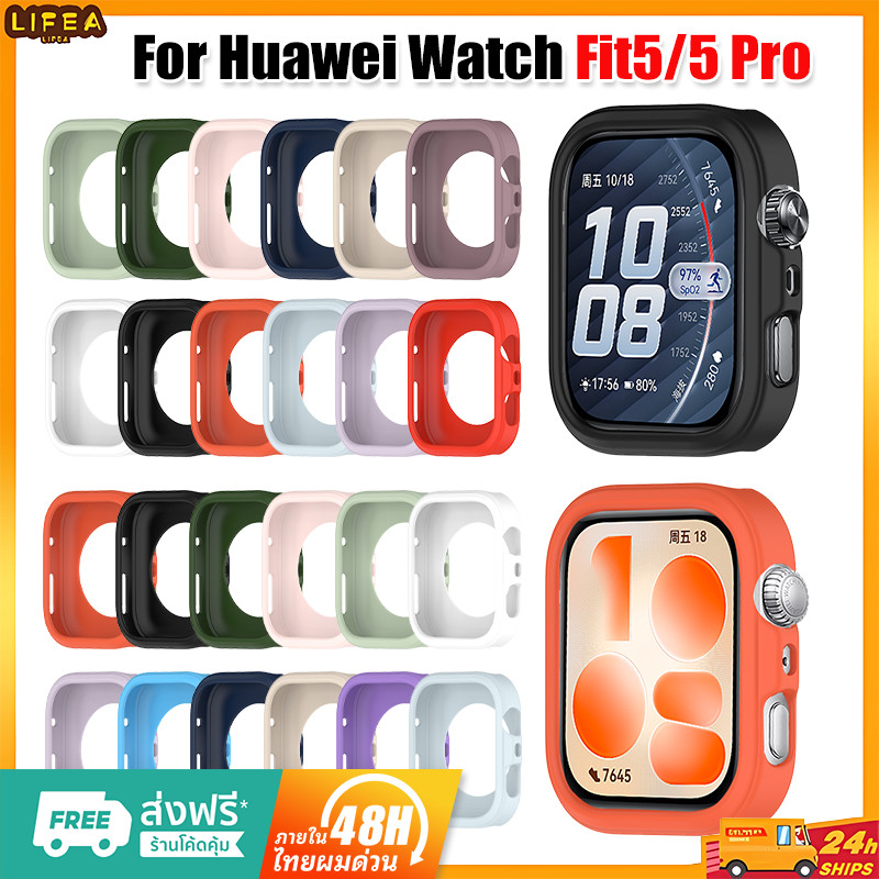 เคส Huawei Watch Fit 5 / Fit 5 Pro กรณีซิลิโคน กรณีอ่อนนุ่ม Huawei Watch Fit5/Huawei Watch Fit5 Pro 