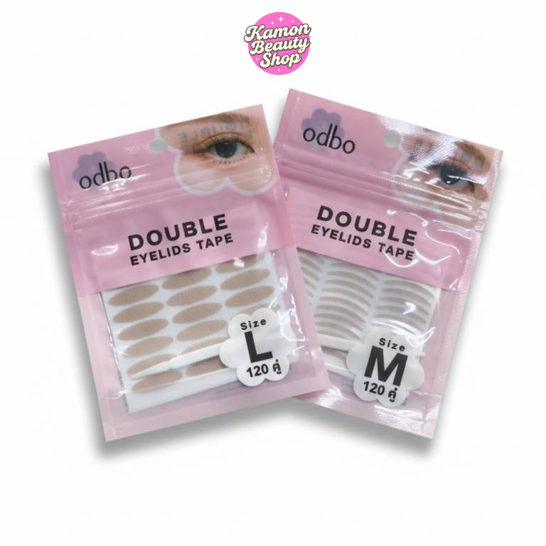 พร้อมส่ง/ของแท้ เทปติดตาสองชั้น Odbo โอดีบีโอ OD847 Double Eyelids Tape 120 pairs สีเนื้อ ติดง่าย ไม่หลุดง่าย (120คู่)