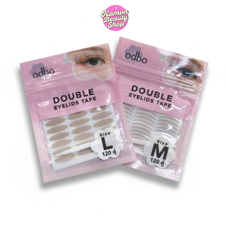 โอดีบีโอ เทปติดตาสองชั้น สีเนื้อ ติดง่าย ไม่หลุดง่าย (120คู่) Odbo Double Eyelids Tape Od847 ❤