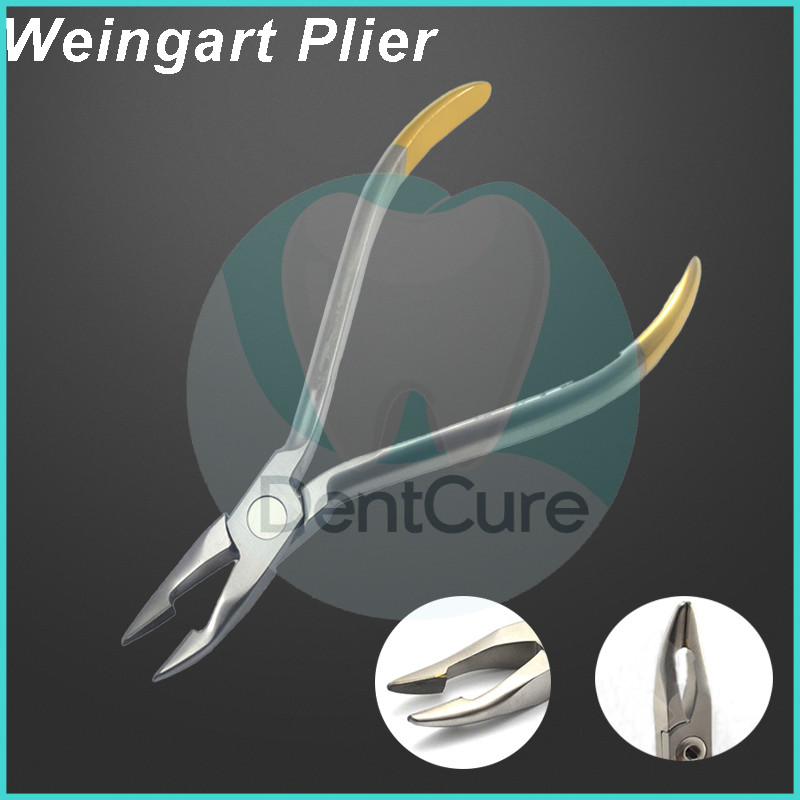 Dental Weingart Pliers คีมจัดฟันสแตนเลส ใช้ดัดลวดและปรับแต่งเครื่องมือจัดฟันได้อย่างแม่นยำ Dental Ortho Plier
