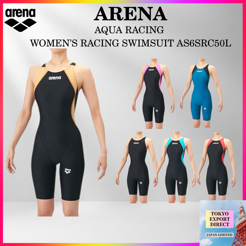 arena AS6SRC50L AQUA RACING ชุดว่ายน้ำแข่งขัน สำหรับผู้หญิง ได้รับการรับรอง WA