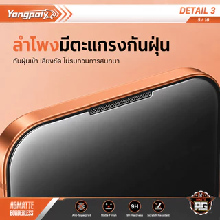 ฟิล์มกระจกเต็มจอไร้ขอบด้าน+กันมองESD กันไฟฟ้าสถิตย์ สำหรับ IPHONE 16PROMAX 17AIR 16PLUS 17PROAMX11 XR 12PRO 1315PROMAX