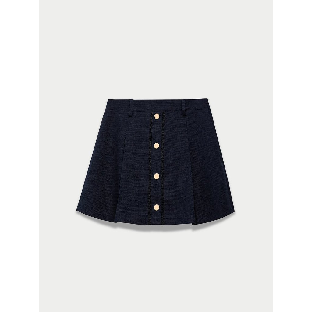 [Pomelo] กระโปรงกางเกงผ้าทวีต / Tweed Skort