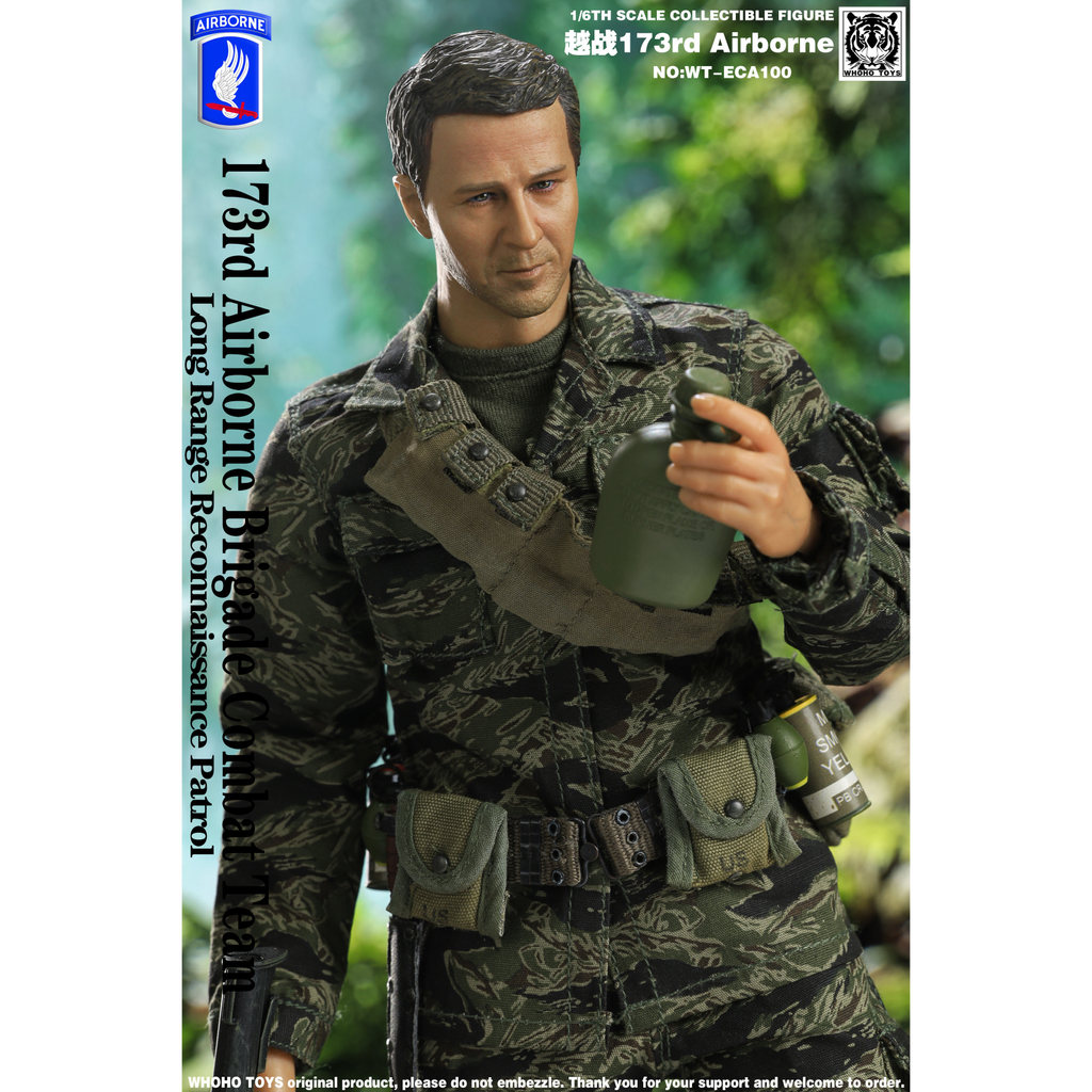 [Collection Boutique] Ready Stock 1/6 Vietnam War Us Army No. 173 Airborne Remote Reconnaissance Pat