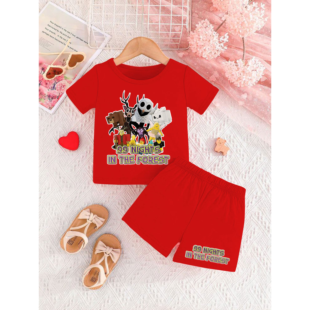 CHILDRENS TRENDY MOTIF SUIT/CHILDRENS GAME SUIT 99 NIGHTS/99 DAY DIHUTAN/FLOREST