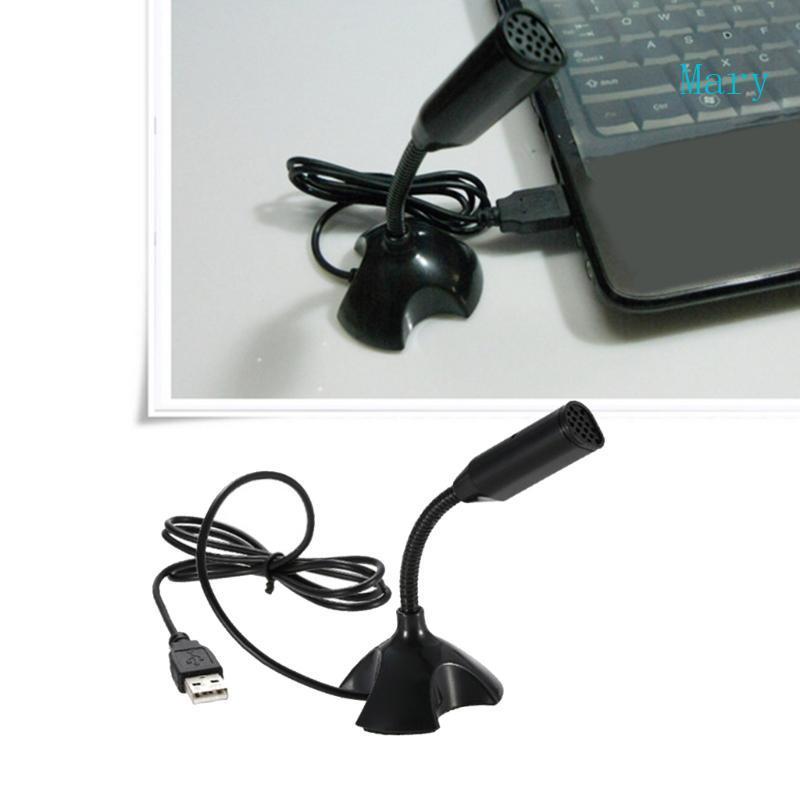 Mary PC Recording Mic ฐานโลหะสําหรับสตรีมมิ่งไมโครโฟนการประชุม USB คอนเดนเซอร์