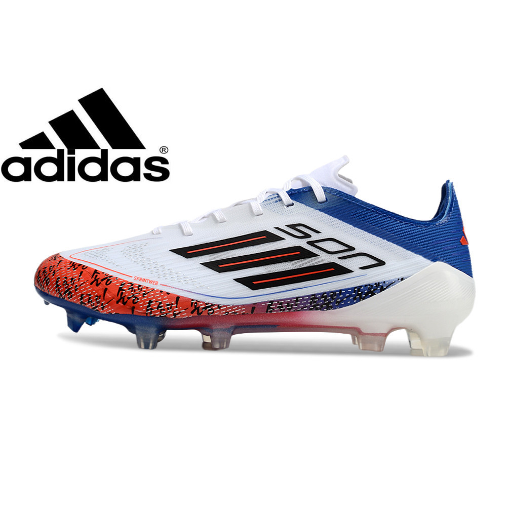 F50 Elite Messi FG รองเท้าผ้าใบผู้ชายถัก Son Heung-Min สีพิเศษ scheme กลางแจ้ง Anti-slip และทนต่อการ