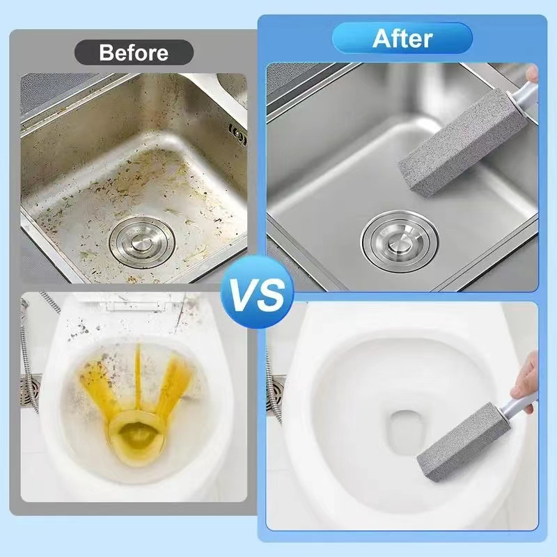 Feiyangแปรงคราบห้องน้ำหินภูเขาไฟธรรมชาติขจัดคราบฝังลึกโดยไม่ต้องใช้น้ำยา - รูปที่ 3