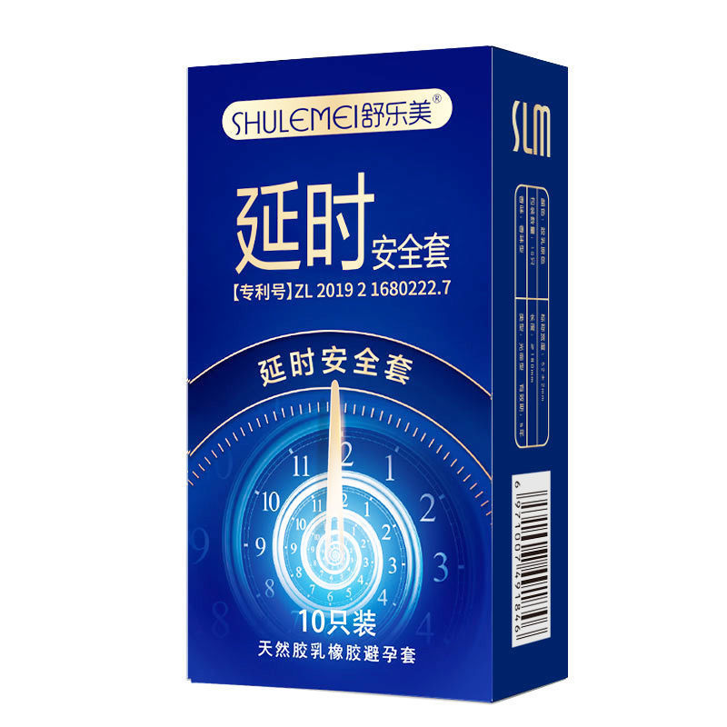 ของแท้ Time-Delaying Condom Long-Lasting Male Ultra-Thin 001 Condom Hyaluronic Acid ผลิตภัณฑ์สําหรับ