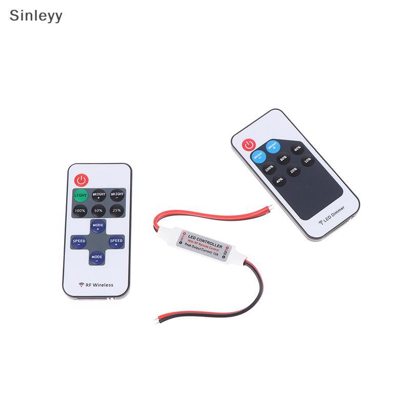 NLE Mini LED สีเดียว Dimmer DC 5V 12V 24V 6A 5050 2835 Strip ไฟแรงดันไฟฟ้าคงที่ PWM สัญญาณ Controlle