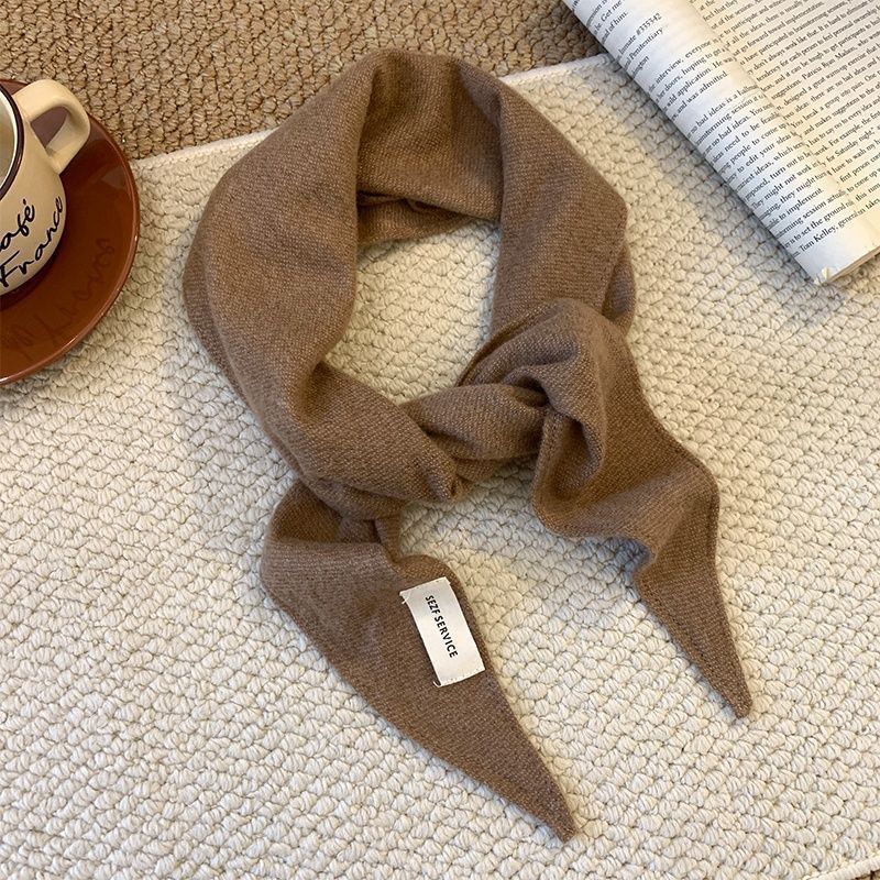 ผ้าพันคอ Retro ลายสก๊อต ทำจากผ้าข้าวเหนียวสำหรับผู้หญิง ให้อบอุ่นในฤดูใบไม้ร่วงและฤดูหนาว - รูปที่ 4