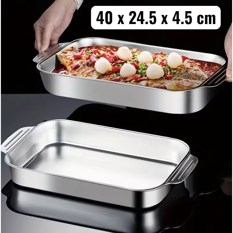Bakeware กระทะย่าง Magnetic Stainless 410 - NL31