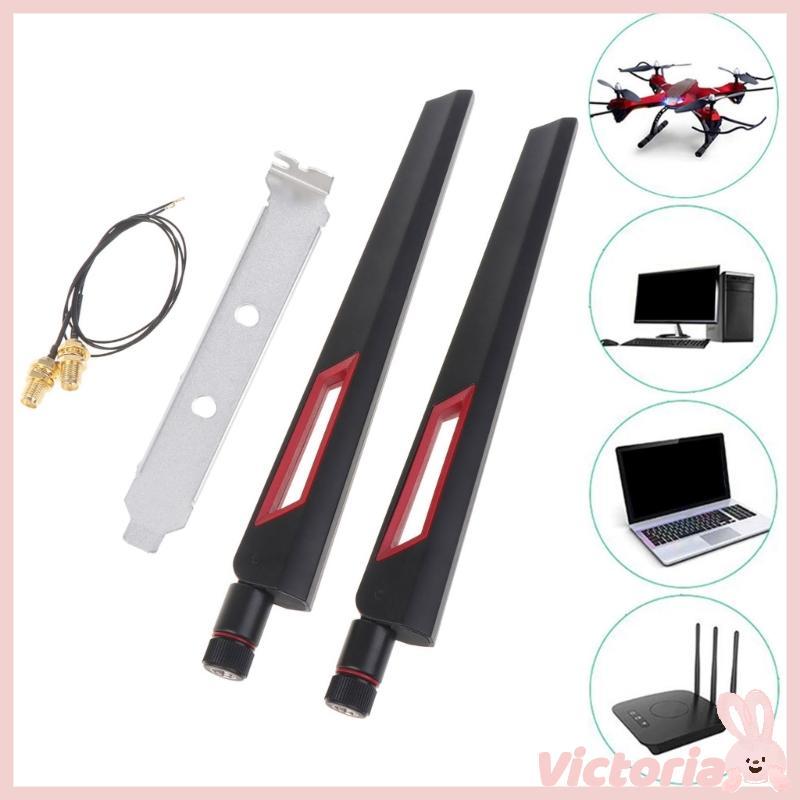 VIC RP-SMA MHF4 ชุดเสาอากาศ WiFi สําหรับ M 2 AX210 AX200 WiFi C