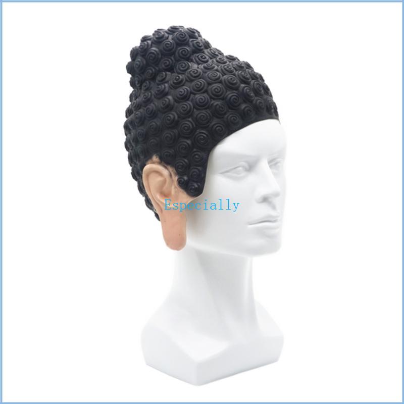 ESP Latex หมวกตลก Latex Zen-Buddhist หมวกสําหรับผู้ใหญ่ Party Props หมวก
