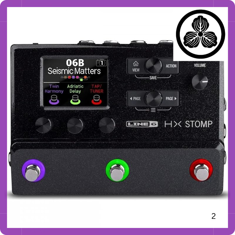 Line 6 HX Stomp: Ultra-Compact Professional Multi-Effect Guitar Processor with 300+ Effects and Amp 