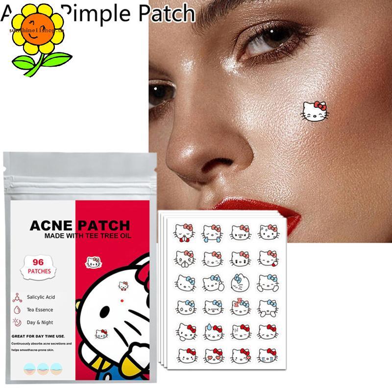 SUNSHOP 96 ชิ้น Repair Acne Patch บํารุงผิวหน้า Fade Blemishes Pimple TH