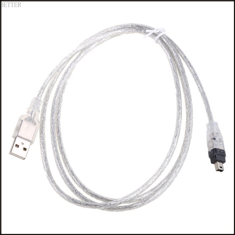 BETT 1 4m 4 5ft USB to Firewire IEEE 1394 4P ชายอะแดปเตอร์สายลวด