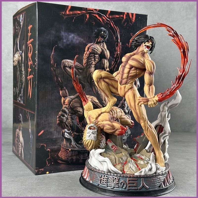 โจมตีTitan Action Figure Eren Jaeger Combatรูปแบบตุ๊กตาของเล่นสําหรับของขวัญเด็กคอลเลกชันเครื่องประด