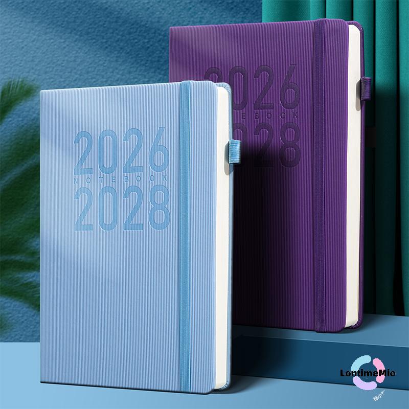 LontimeMio] ปฏิทินวางแผนรายเดือน 3 ปี 2026-2028-January To Dce Diary Writing Minimalist Design Note 