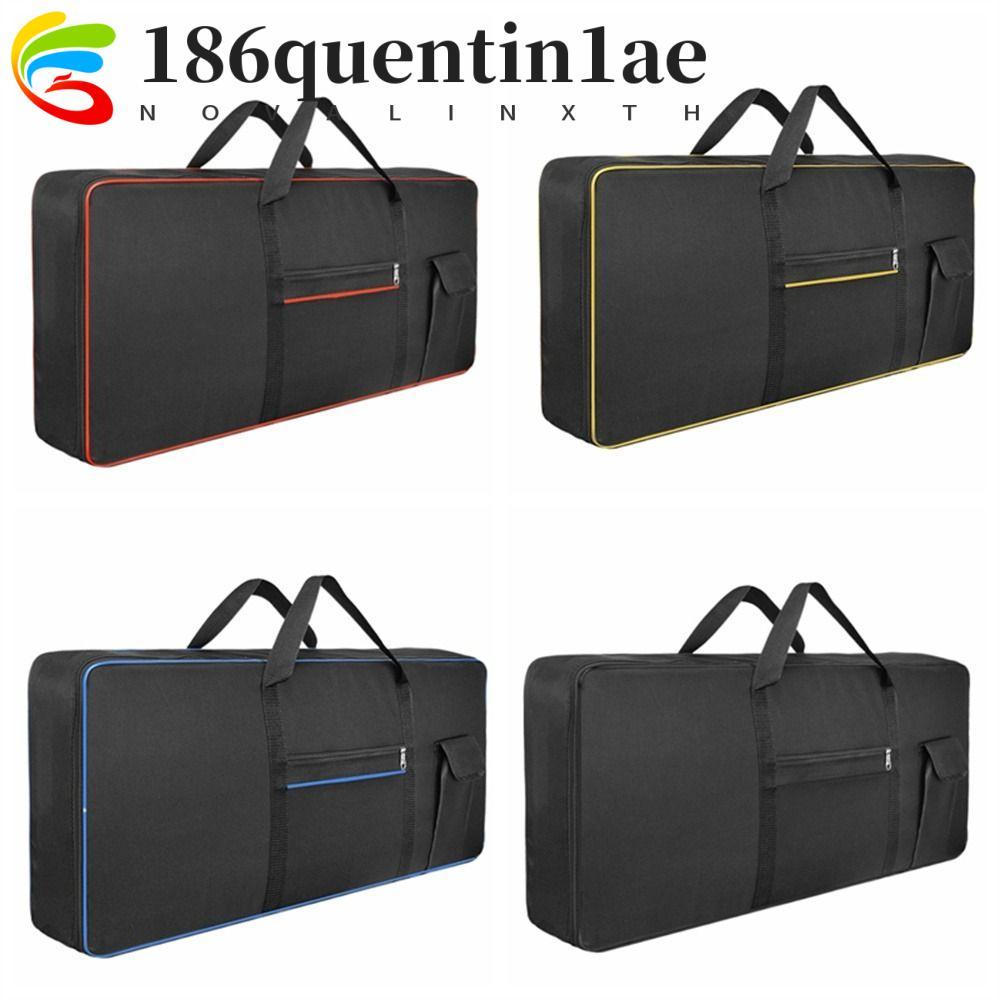 QUENTIN1AE กระเป๋าคีย์บอร์ด, 61/76/88 คีย์กันน้ําเครื่องมือเคสคีย์บอร์ด, แบบพกพา 600D Oxford ผ้าฝ้าย