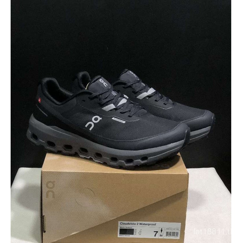 On Cloudvista 2 กันน้ํารองเท้าวิ่งออฟโรดที่สะดวกสบาย B7DA