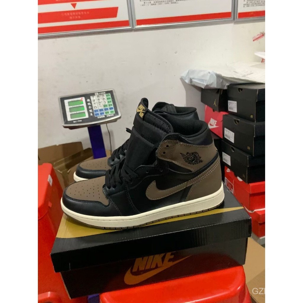 Air Jordan 1 High OG Plomino Black/Metallic Gold-Plomin-Sail 8GAB ZIX9
