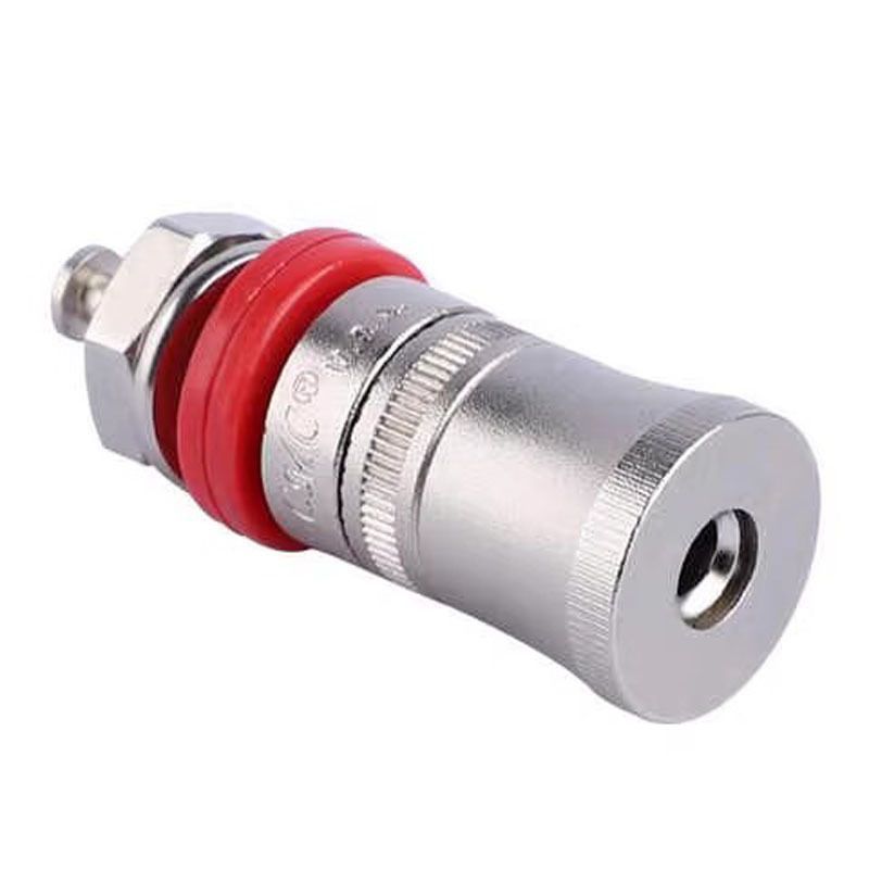 ขายตรง! คอลัมน์สายลำโพง Hi-Fi CMC ทองแดงชนิคเกิล ซ็อกเก็ตหัวกล้วย เทอร์มินัลสำหรับเครื่องแรงขับลำโพง