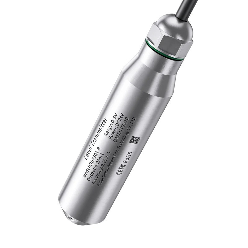 2026 10m 15m Liquid Level Sensorเครื่องส่งสัญญาณ 4-20mA 0-10V Submersible LiquidระดับTransducer 0-5V