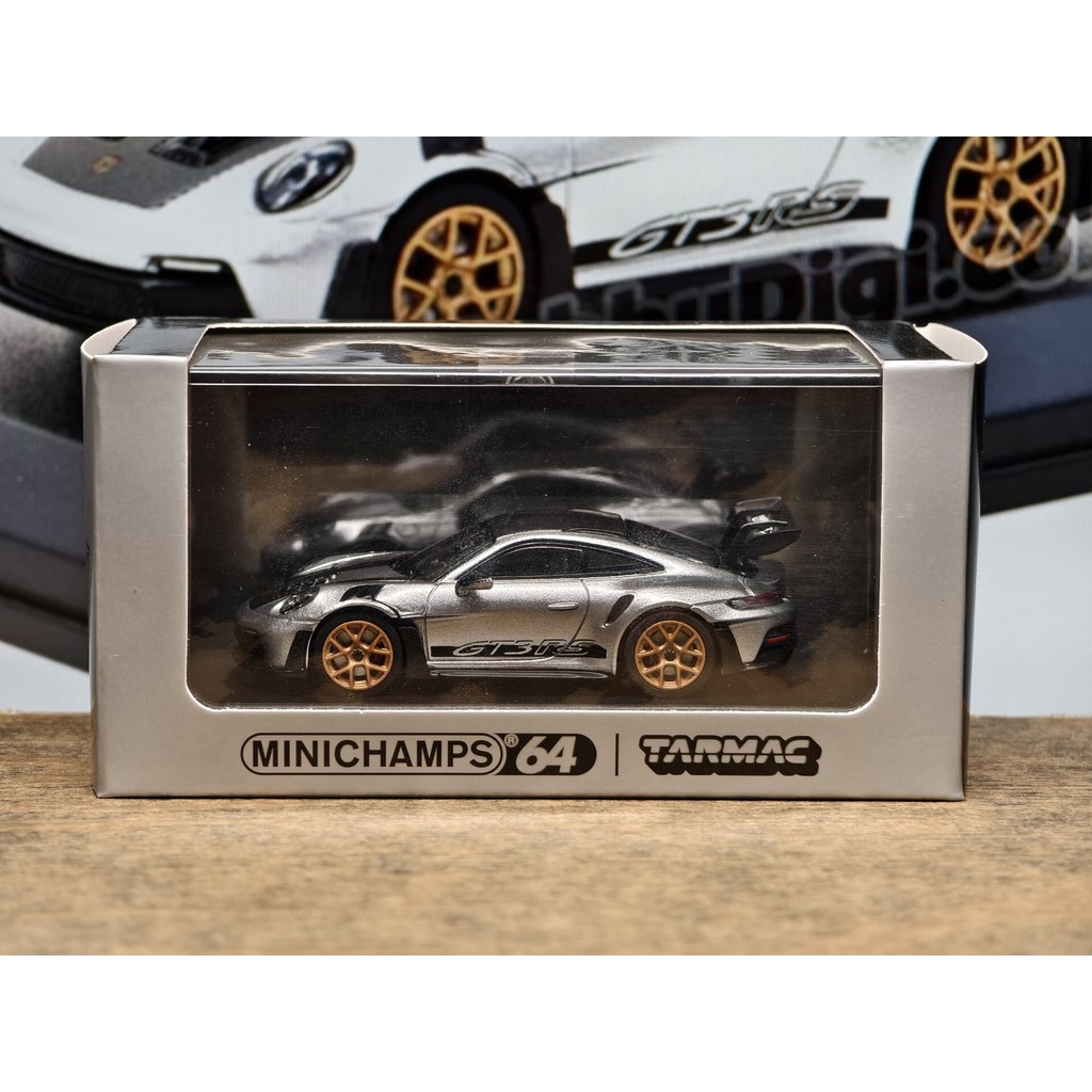 1/64 MINICHAMPS X TW Porsche 911(992) GT3 RS GT Silver Metallic Limited 999 ชิ้น 全新ซีล,包普快