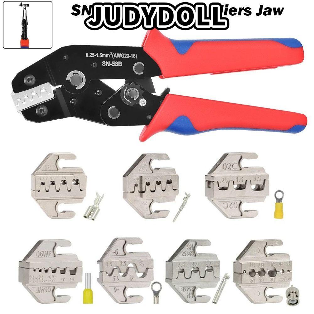 JUDYDOLL CRIMPING คีมขากรรไกร, SN-2546B 02C กว้าง 4 มม.SN CRIMPING คีม Jaw, 06WF 2549 03H 48B 58B โล