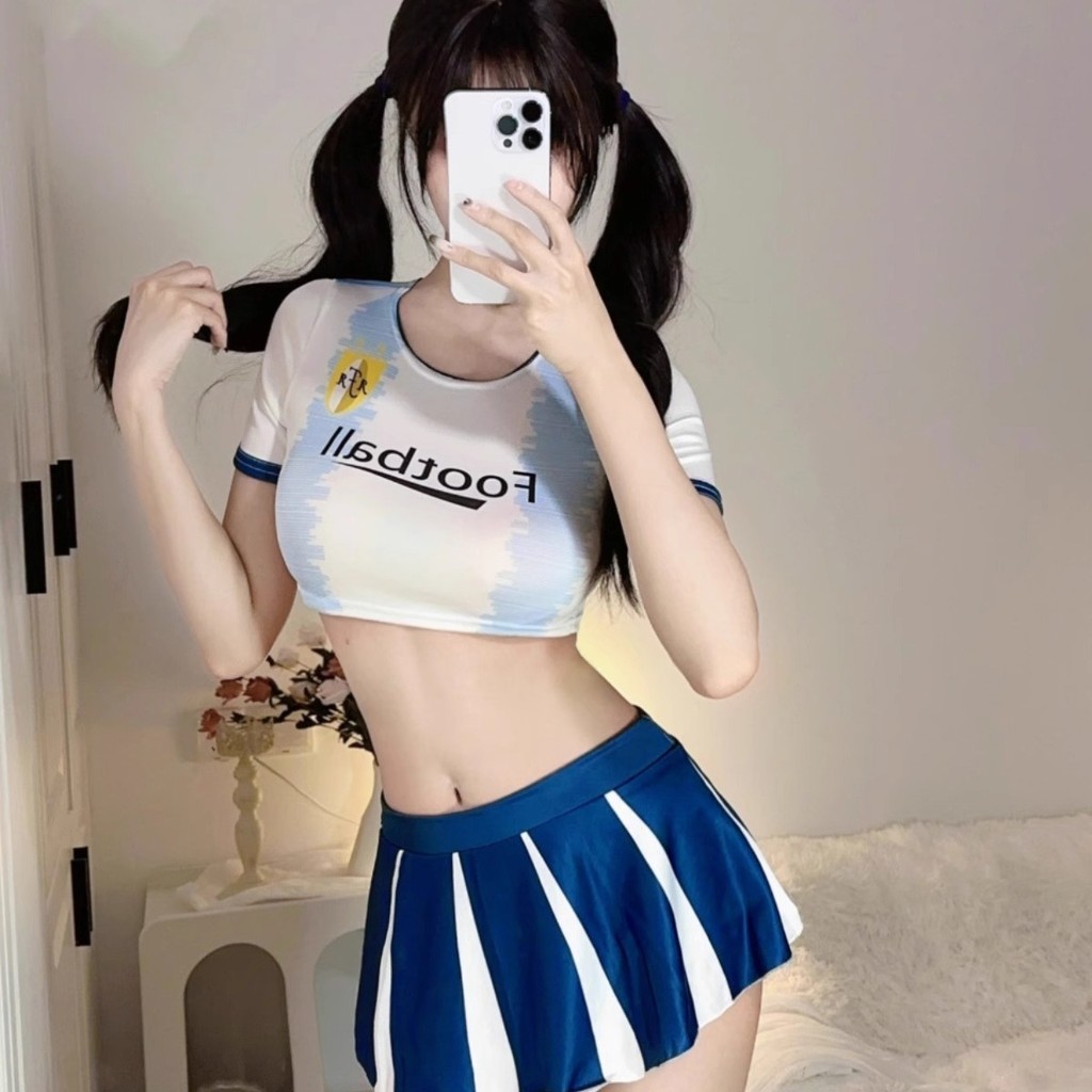 Ata Suit Uniform คอสเพลย์กระโปรง Theme Lala Football World Cup Team Uniform