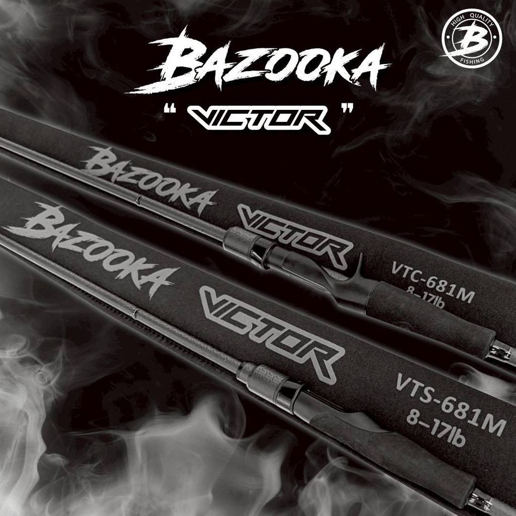 คันเบ็ด BAZOOKA VICTOR เกรดพรีเมี่ยม เรียบๆแต่เท่ส์ ทันสมัย [2026]