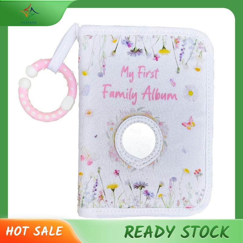 [luxiang.th] Safe Mirror Hold Baby Photo Album 17 4 X 6 รูปภาพสําหรับเด็กวัยหัดเดินเด็กหนังสือภาพครอ