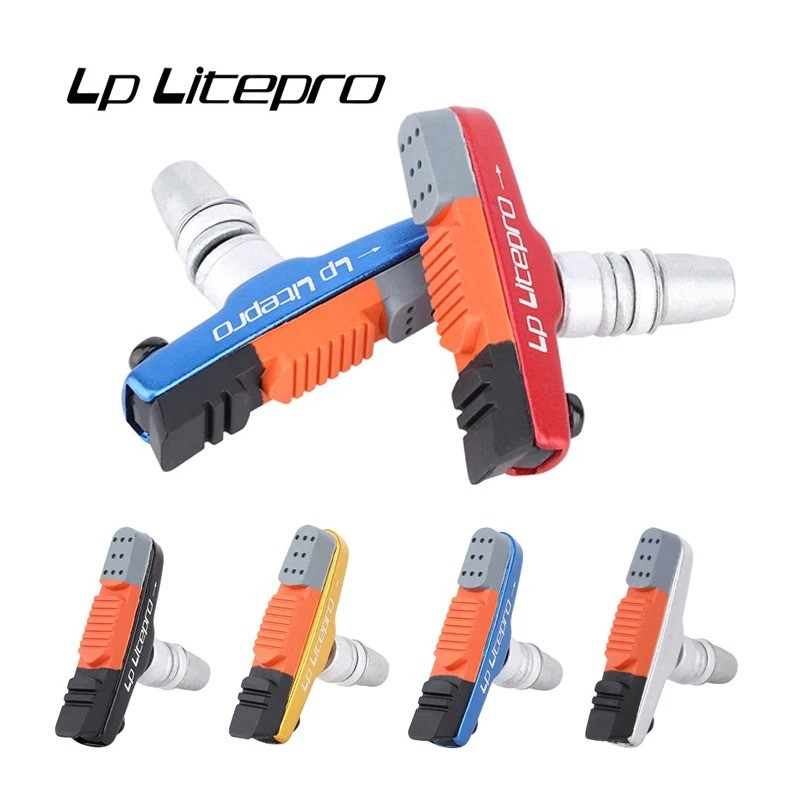 LP Litepro ผ้าเบรคจักรยานแบบพับได้สําหรับ DAHON 412/P8 ยางทนต่อการสึกหรอ BMX 451 20 นิ้ว