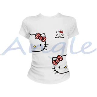 「งานเกรดพรีเมียม งานเกรด A」เสื้อยืดยืดหยุ่นกระชับผู้หญิง สไตล์หวานน่ารัก แฟชั่นเสื้อผ้าผู้หญิงสไตล์เกาหลี C79