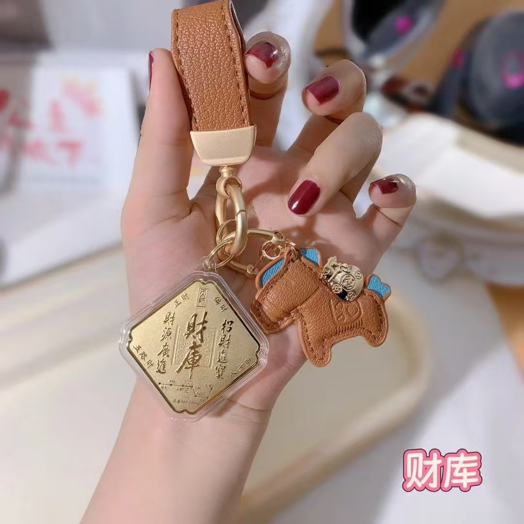 Golden Fortune Gold Library แขวน 1e17 Fortune จี้สุขสันต์วันเกิดเครื่องประดับที่ไม่ซ้ํากัน Fortune พ