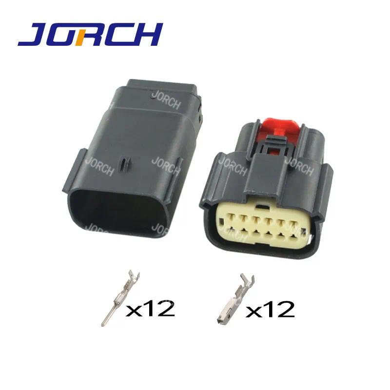 J 33482-1201 33472-1201 Molex MX 150 ชายหญิง 12 Pin สีดํา Housing Receptacle ปลั๊ก