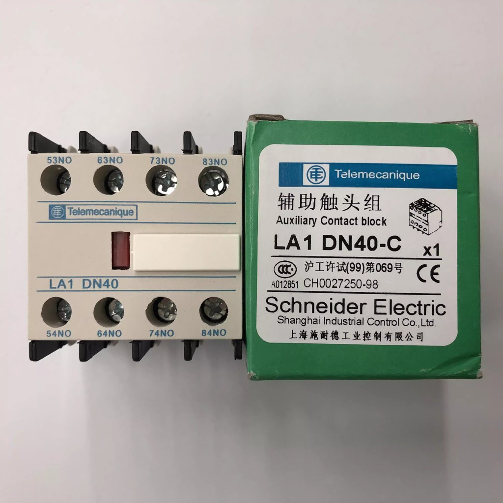ของแท้ LA1-DN40C Schneider 4 ปกติเปิดคอนแทคเลนส์เสริม