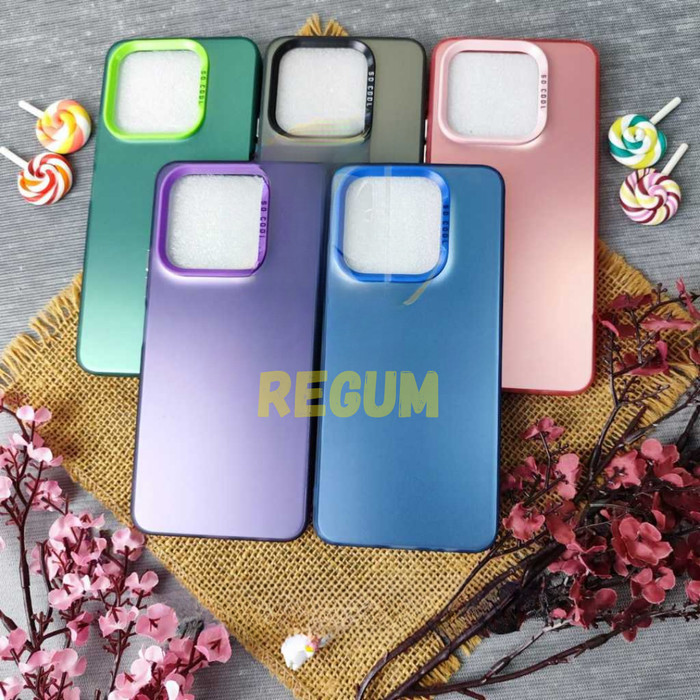 IQoo Z9x 5G SoCool Hybrid ใหม่ IMD ชุบ Silver Chrome PC เคสซิลิโคน