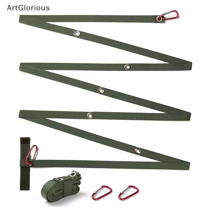 เต็นท์ขยายด้วยสายดึง.Art Outdoor Drawstring Canopy Extension พร้อมเชือกปรับได้สำหรับตั้งแคมป์และใช้งานหลายแบบ