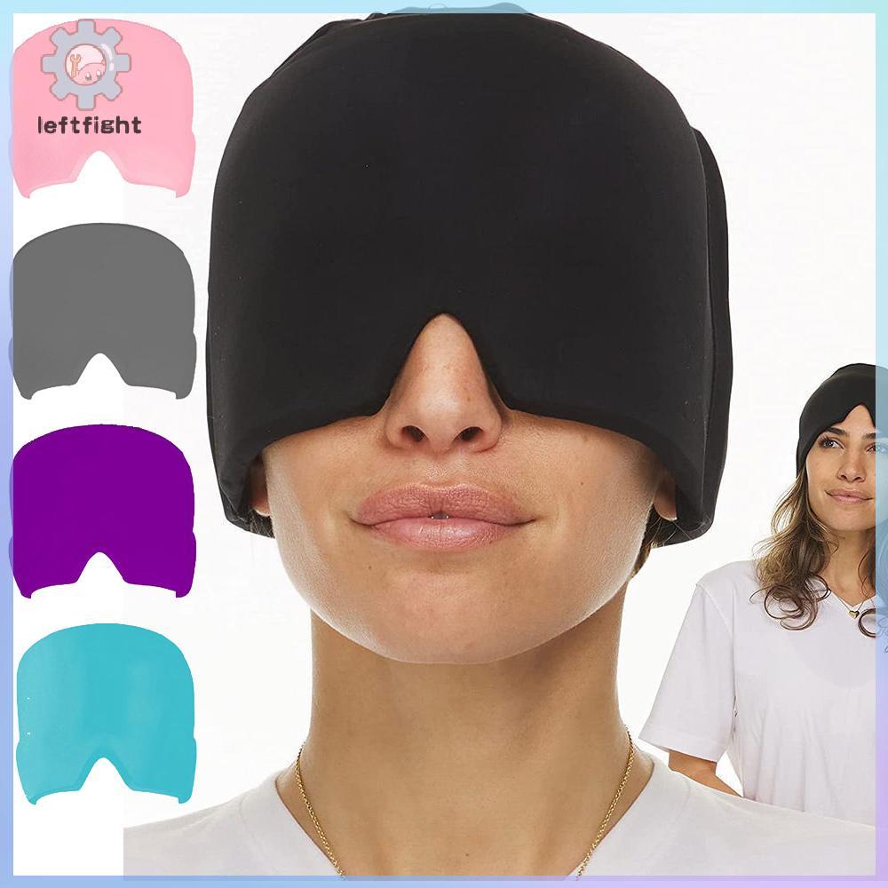 หมวกบำบัดเจลร้อนเย็น บรรเทาอาการปวดหัวไมเกรน ไซนัส และคอ พร้อมนวดคลายความดัน GHT