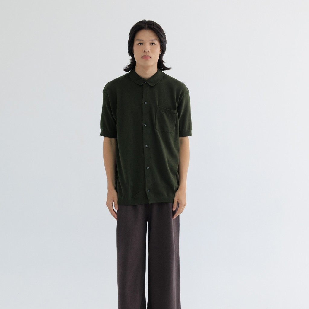 Men Buck Shirt Army Green