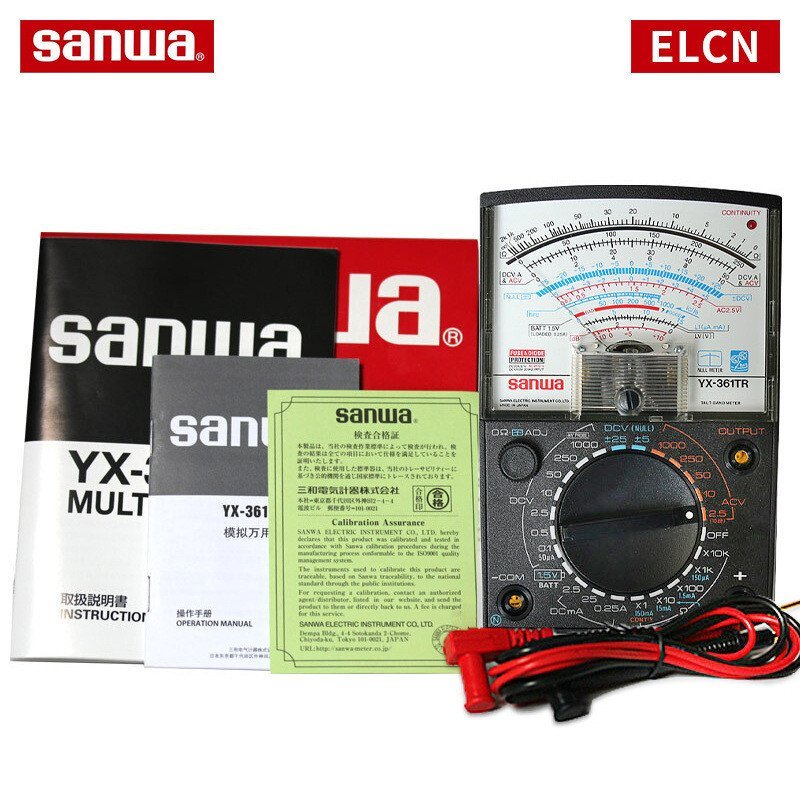 Sanhe Pointer Multimeter YX360TRF CX506A EM7000 นาฬิกากลไก YX361TR